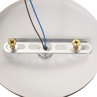 Спот "Джина" 1хЕ27 40Вт черно-бежевый 22х15х16 см