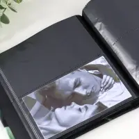 Фотоальбом 304ф 10X15см, ПП карм., 2ф на стр, черные страницы