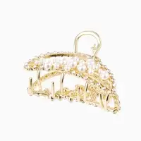 Краб для волос "Абриль" 6 см, золото