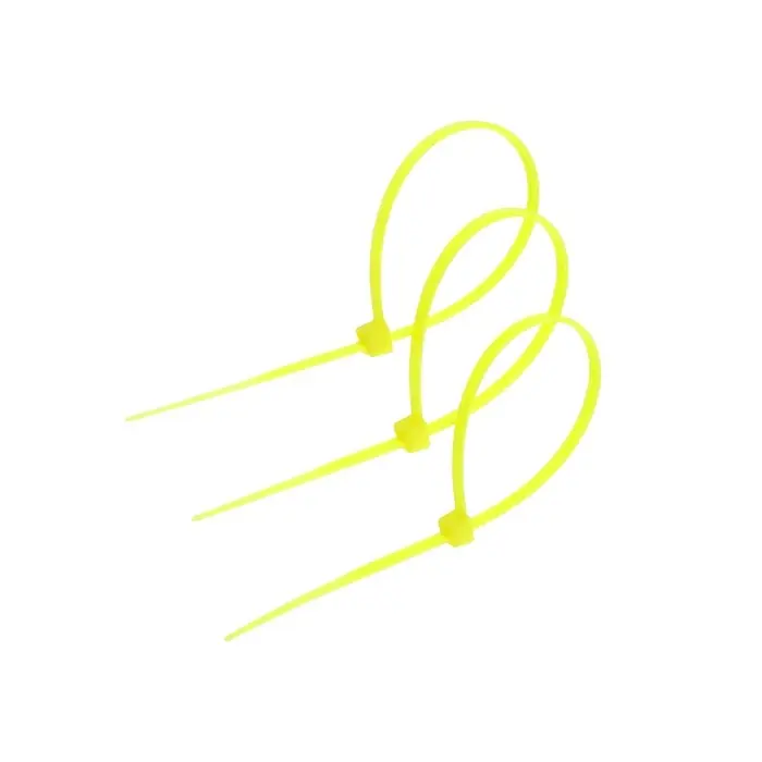 Хомут нейлоновый для стяжки, ТУНДРА, 2.5&times;150 мм, желтый, 25 шт.