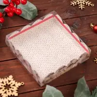 Коробка для печенья, &laquo;Новогодние игрушки&raquo;, 12&times;12&times;3, Новый год