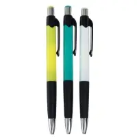 Ручка шариковая Calligrata, автоматическая, 0.5 мм, с резиновым держателем, стержень синий, МИКС