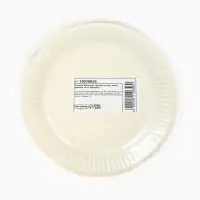 Тарелка одноразовая бумажная &laquo;Желаю счастья, ёжик&raquo;, розовая, 18 см