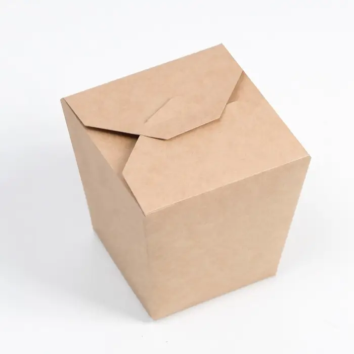 Коробочка для лапши &laquo;ВОК&raquo; сборная, крафтовая, 10 х 10 х 10,5 см