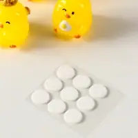 Сувенир полистоун флюоресцентный "Цыплята" набор 4 шт 2,5х3,2 см