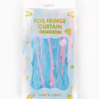 Занавес для фотозоны 1х2 м., розово-голубой