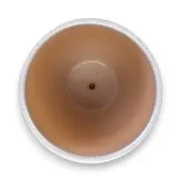 Горшок цветочный с поддоном 2,4 л, керамика  "Узор" (М)