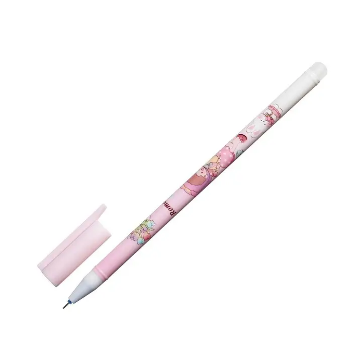 Ручка гелевая со стираемыми чернилами Calligrata, 0.38 мм, стержень синий, корпус с &laquo;Аниме&raquo;, МИКС