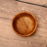 Миска 13х13х5 см, тиковое дерево