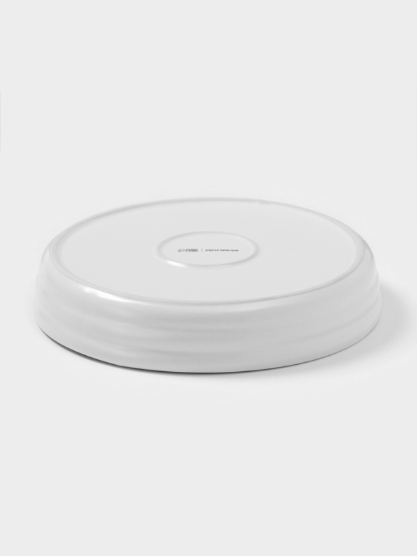 Форма для запекания Доляна &laquo;Зефир&raquo;, 1 л, d=23 см, круглая, керамика, белая