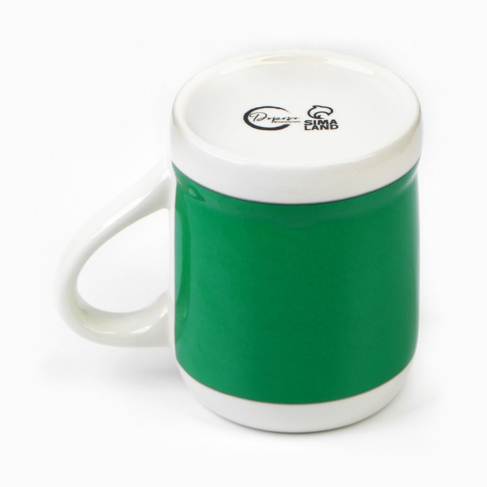 Кружка керамическая пивная &laquo;Настоящий мужик&raquo;, 600 мл, цвет белый