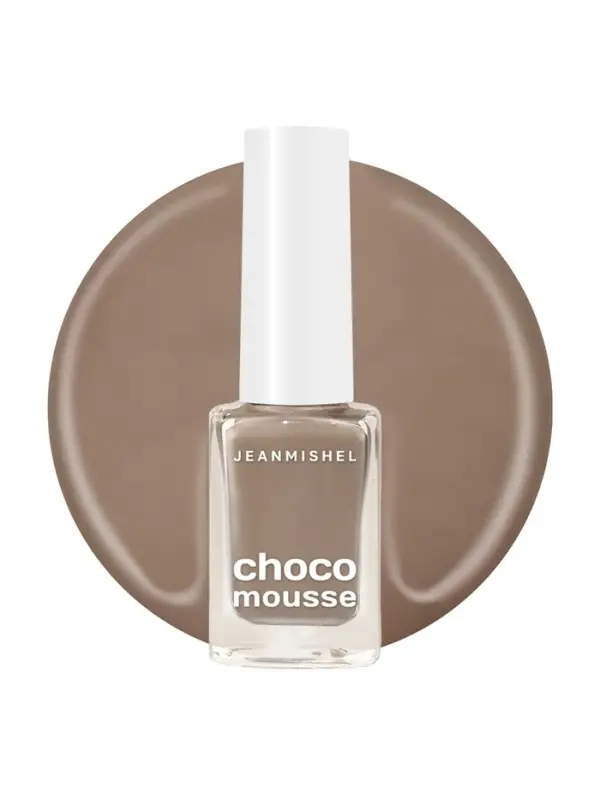 Лак для ногтей пепельно-коричневый Jeanmishel глянцевый тон 461, 6 мл
