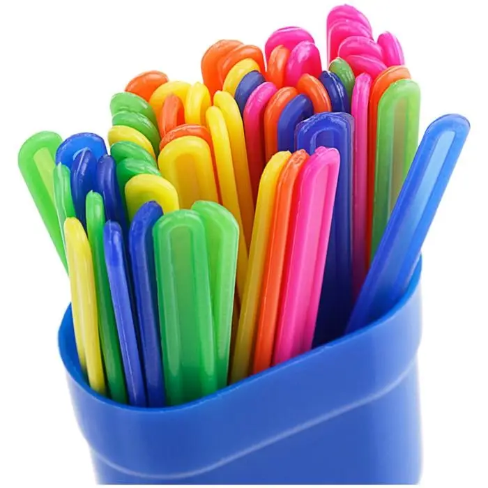 Счетные палочки 50 штук в пенале Calligrata, МИКС