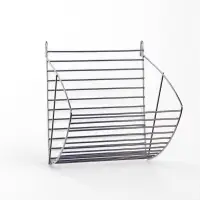 Кормушка для сена металлическая, 17 х 14 х 16 см, серебристая