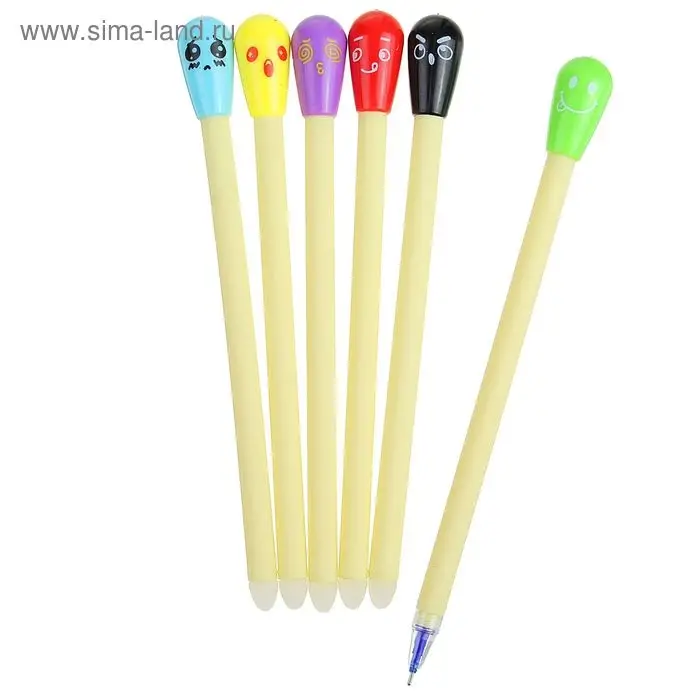 Ручка - прикол Calligrata &laquo;Спичка&raquo;, гелевая, МИКС