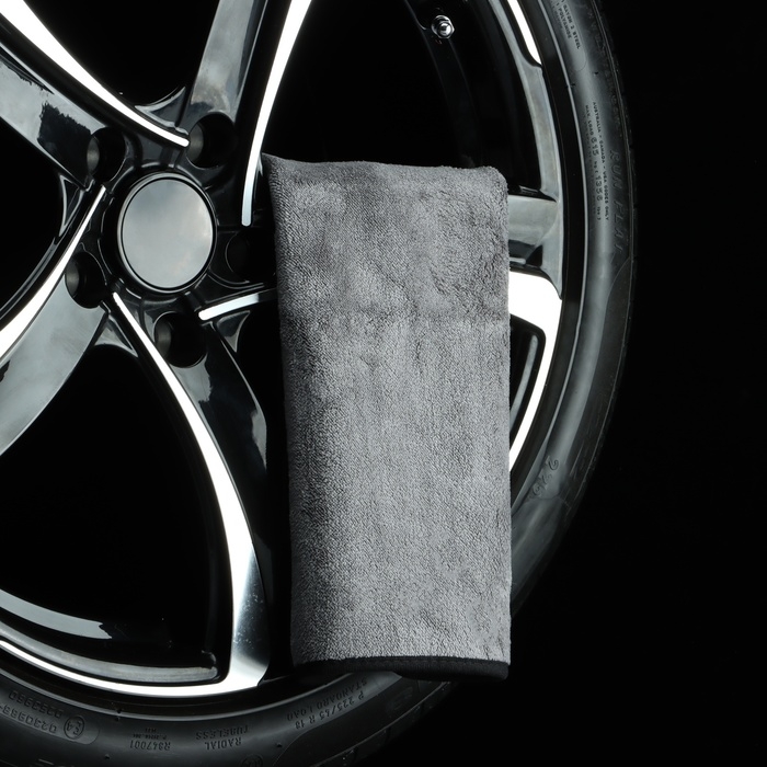 Салфетка из микрофибры высокой плотности, полирующая, 40 х 30 см, 750 г/м&sup2;