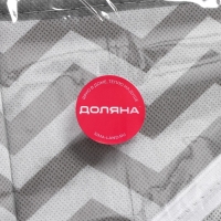 Органайзер для хранения белья &laquo;Зигзаг&raquo;, 12 ячеек, 32&times;32&times;10 см, цвет серый