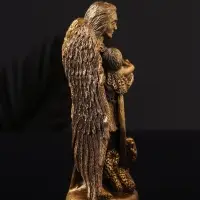 Фигура "Архангел Михаил" 14х9х4 см, бронза