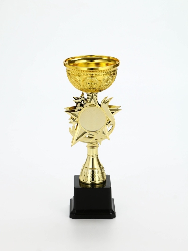 Кубок 189, зол., подставка пластик, 24.8 х 9 х 8.8 см