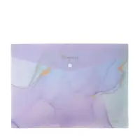 Папка-конверт на кнопке формат А4 180мкр блестящая МИКС Мрамор  (штрихкод на штуке)