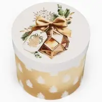 Набор подарочных коробок 5 в 1 &laquo;Золотые шары&raquo;, 13&times;14‒19.5&times;22 см