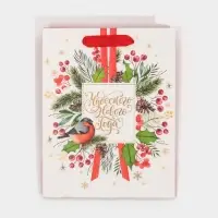 Пакет подарочный новогодний ламинированный &laquo;Чудесного Нового Года&raquo;, MS 18 х 23 х 10 см