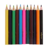 Карандаши цветные 12 цветов Calligrata &laquo;Принцесса&raquo;, МИНИ в картонной коробке, корпус треугольный, деревянный