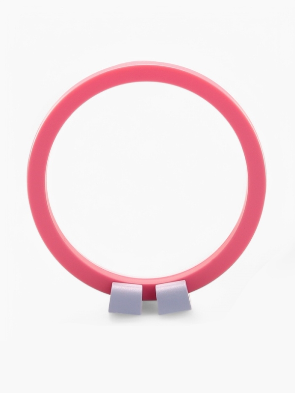 Подставка для украшений &laquo;Круг&raquo;, 11,5*11,5*4,5 см, цвет розовый