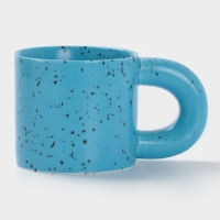 Кружка Доляна "Сплэш" 14х8,7х8 см, цвет синий