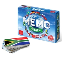 Настольная игра &laquo;Мемо. Флаги&raquo;, 50 карточек + познавательная брошюра