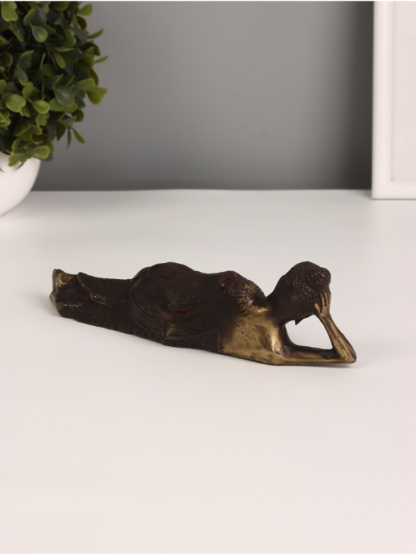 Сувенир бронза "Спящий Будда" 21х4х5 см