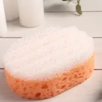 Губка для тела массажная &laquo;Эмоция&raquo;, 13&times;8,5&times;5 см см, МИКС