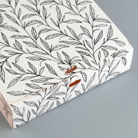 Коробка подарочная, упаковка, &laquo;Только для тебя&raquo;, 20 х 18 х 5 см, БЕЗ ЛЕНТЫ