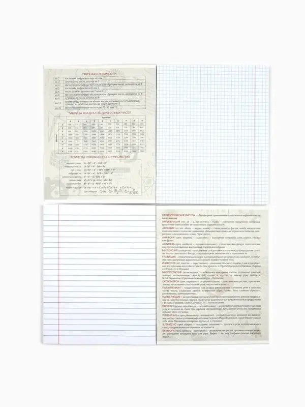 Тетради предметные, 48 л., набор из 12 шт., блок №1 &laquo;Скетчи&raquo;