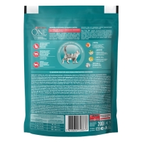 Сухой корм Purina one для стерилизованных кошек, лосось/пшеница, 200 г