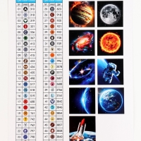 Алмазная мозаика 9 в 1 &laquo;Космос&raquo;, 14,5 х 14,5 см
