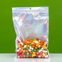 Пакет Zip-lock ПЭТ, иридисцентный, со сплошным окном, плоский, еврослот 20&times;30 см