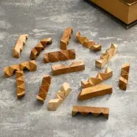 Головоломка из дерева "Стена"  12 частей 6х6х8 см