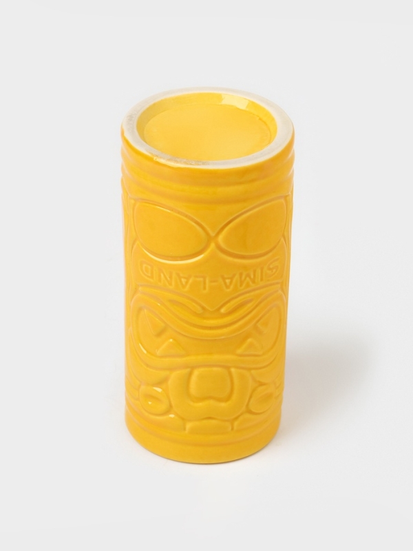 Стакан для коктейлей "Тики остров" желтый