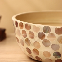 Миска 19,5х19,5х8 см, бамбук