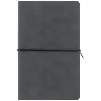 Ежедневник Nubuk, недатированный, темно-серый