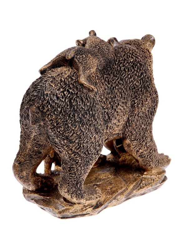 Часы настольные интерьерные, &laquo;Медведи&raquo; на батарейках, 30&times;26&times;17 см, d-7 см