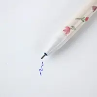 Ручка пластик пиши-стирай с колпачком "Не ручки, а лапки", синяя паста, гелевая 0,5 мм