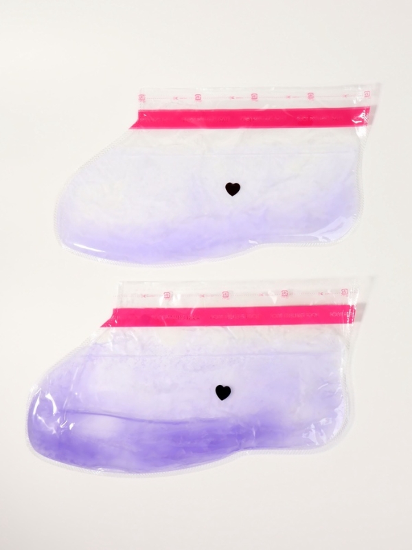 Носочки для парафинотерапии, фиолетовые