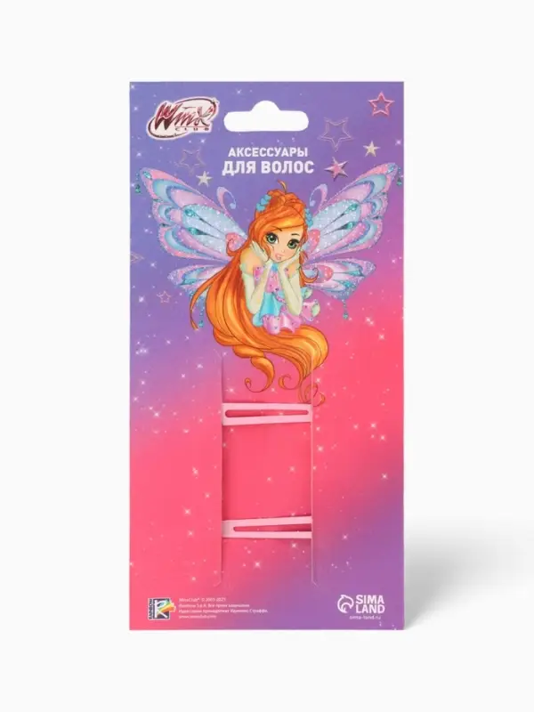 Заколка для волос &laquo;Цветы&raquo; 2 шт, Винкс