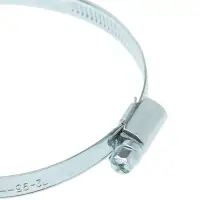 Хомут червячный ZEIN engr, несквозная просечка, диаметр 72-95 мм, ширина 9 мм, оцинкованный