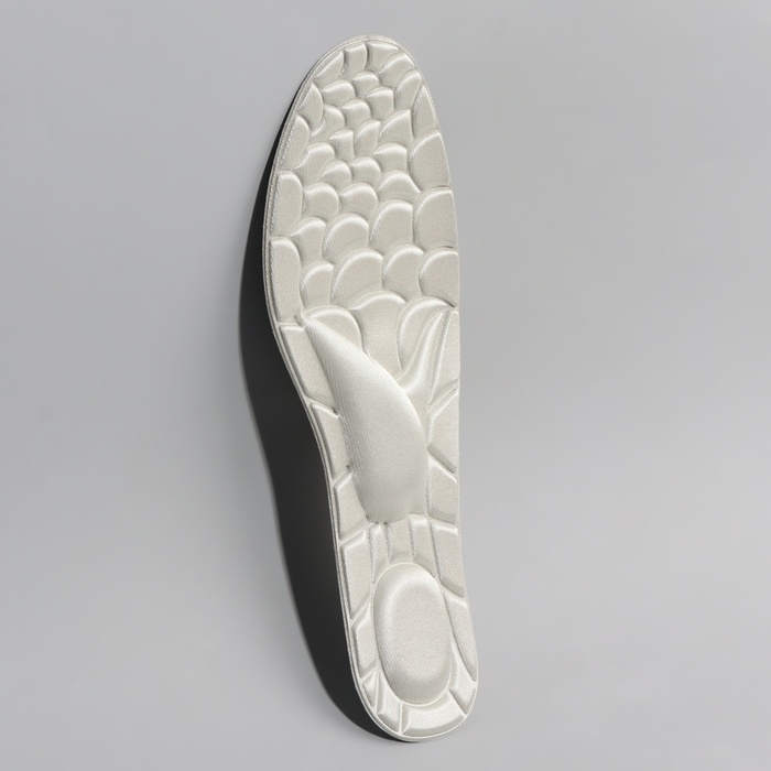 Стельки для обуви, универсальные, р-р RU до 39 (р-р Пр-ля до 40), 25,5 см, пара, цвет бежевый