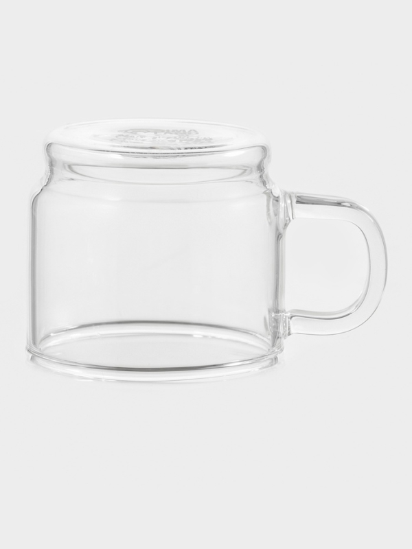 Кружка стеклянная штабелируемая "Боттом", 100 мл, 5,8х5,1 см нет