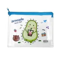 Папка на молнии А5 "Авокадо", МИКС