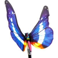 Штекер с подсветкой "Бабочка Адриа" синяя, 12х70см